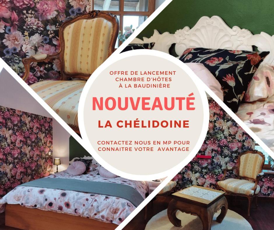 La Baudiniere, Chambre "La Chelidoine", Boyer Exterior photo